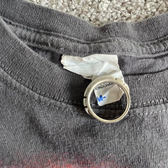 Anvil Men's Black and Grey T-shirt - Picture 2 of 3